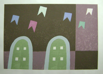 Alfredo Volpi - Bandeirinhas IV