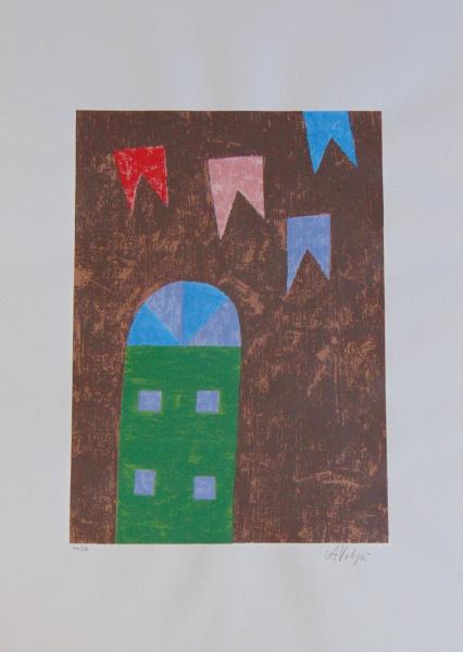 Alfredo Volpi - Bandeirinhas I