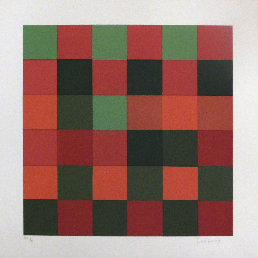 Judith Lauand Composição VII Papel Assinado